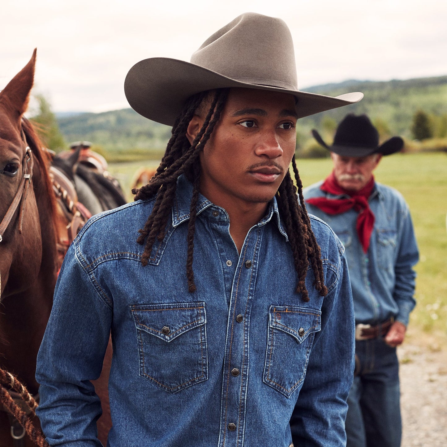 Blue Classic Denim Shirt / Stetson