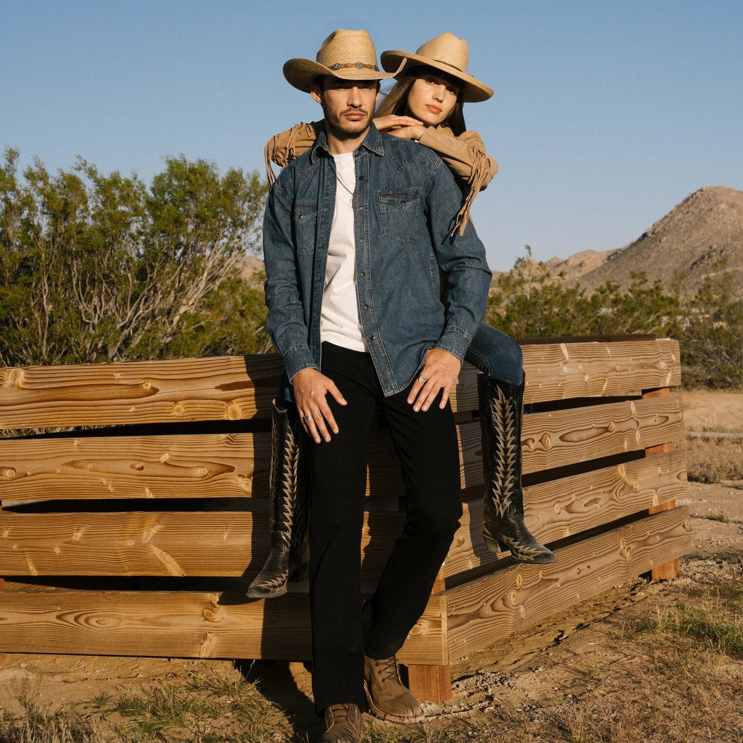Blue Classic Denim Shirt / Stetson