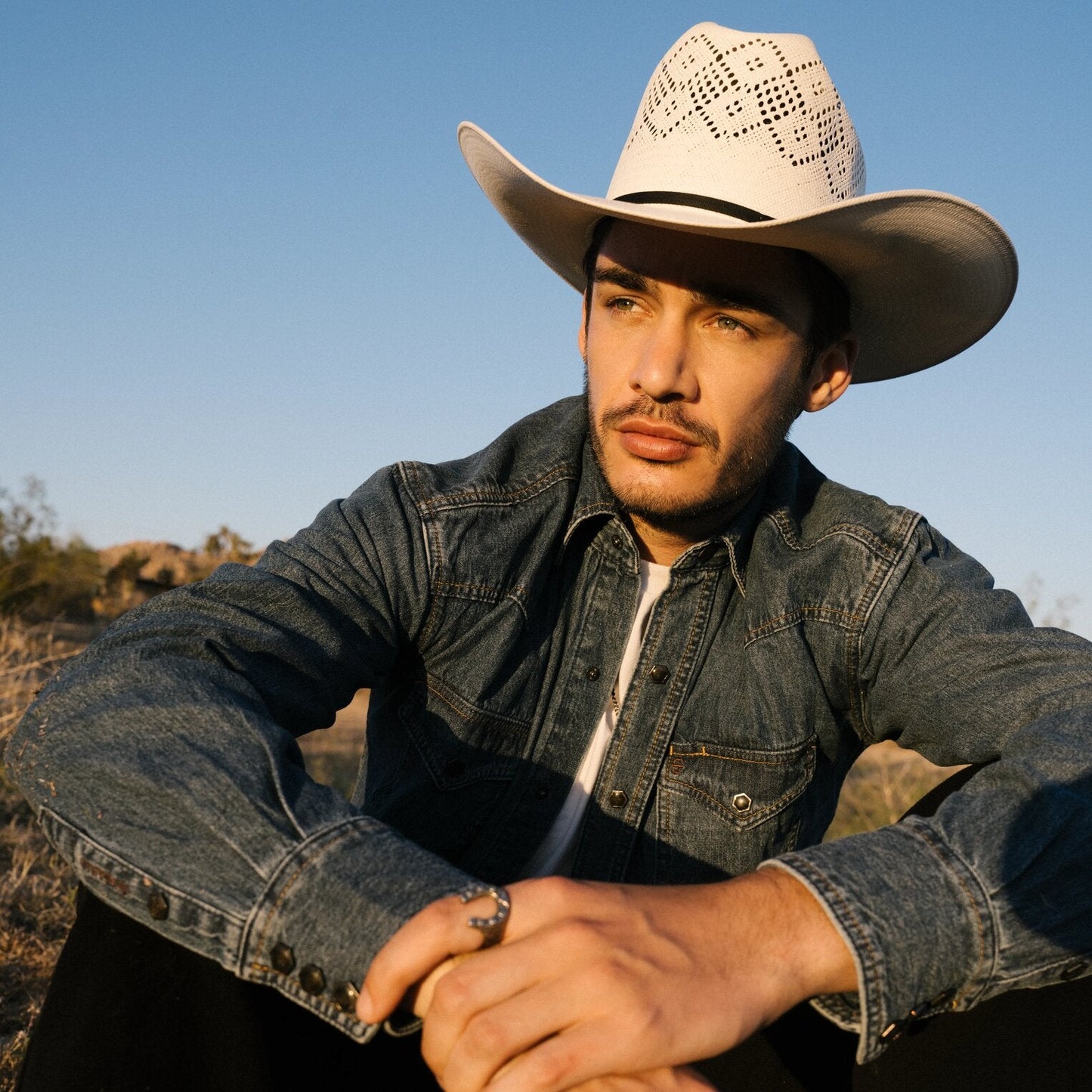 Blue Classic Denim Shirt / Stetson