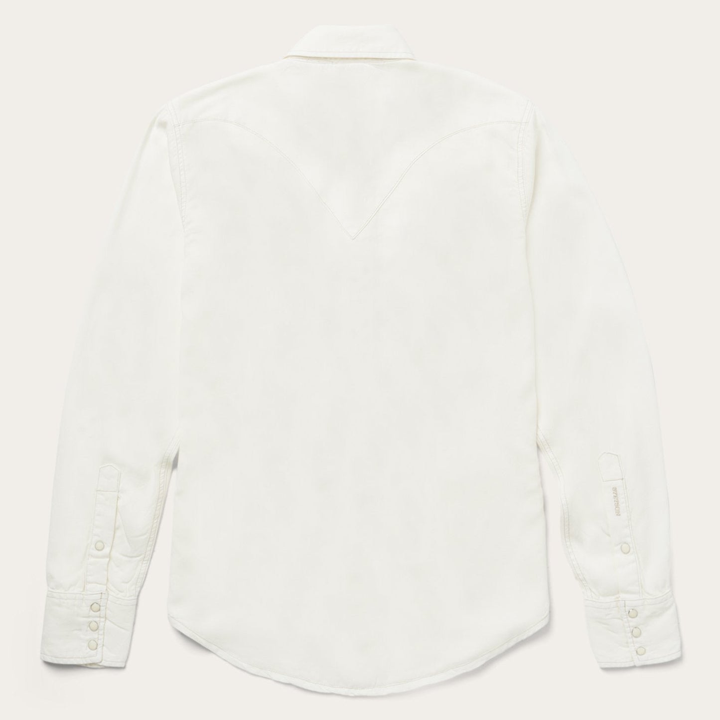 White Cream Twill Shirt / Stetson