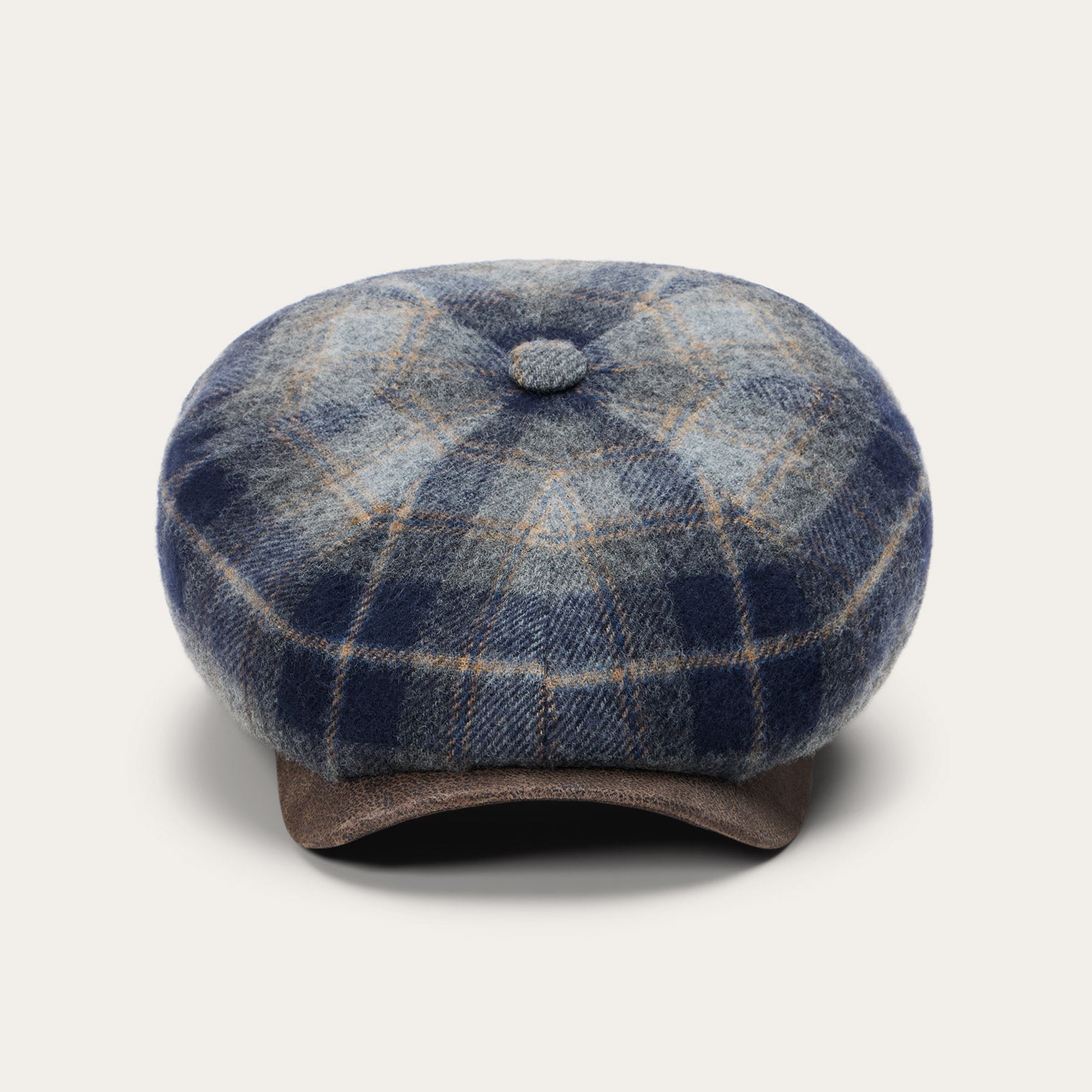 Blue/Grey Check Wool Check Hatteras / Stetson