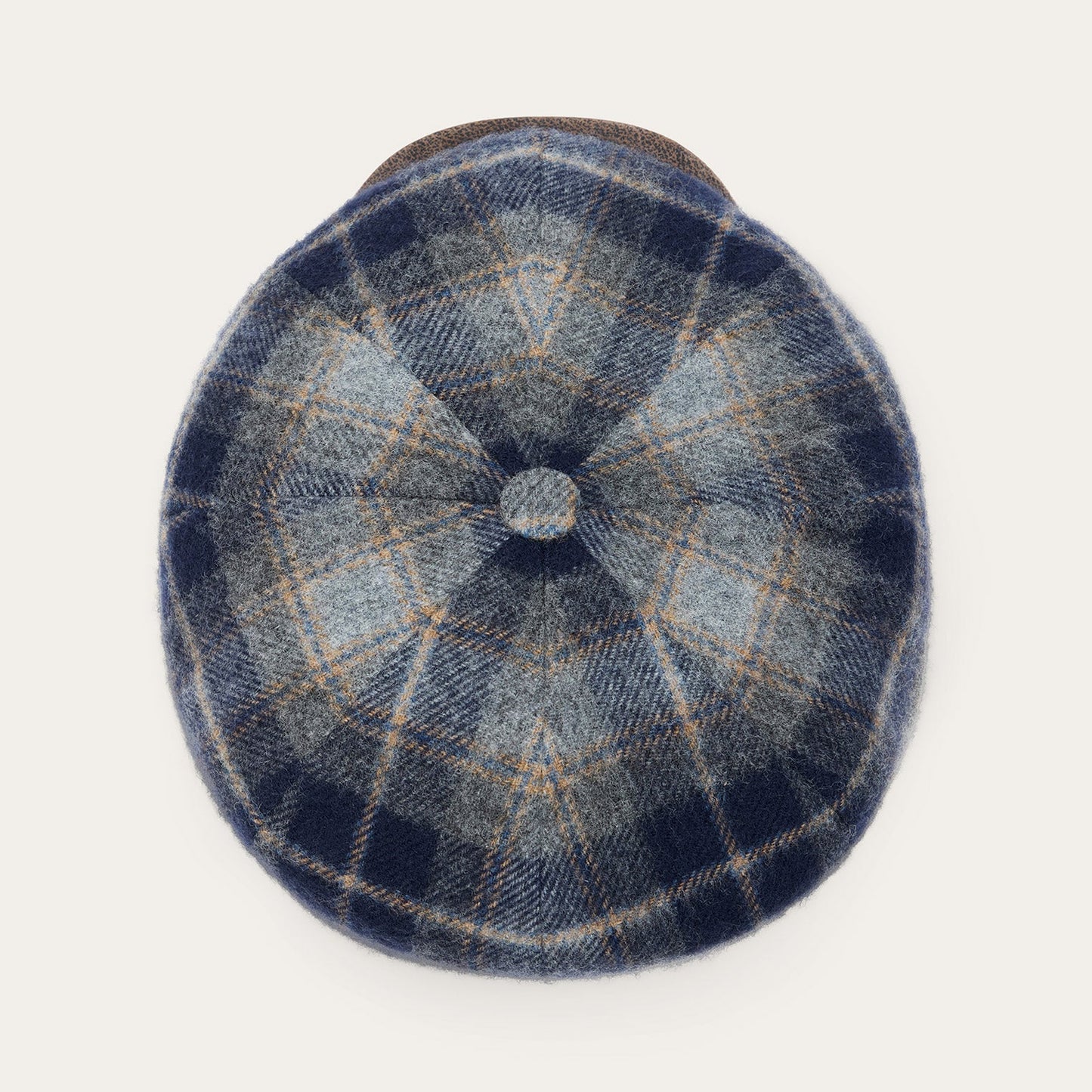 Blue/Grey Check Wool Check Hatteras / Stetson