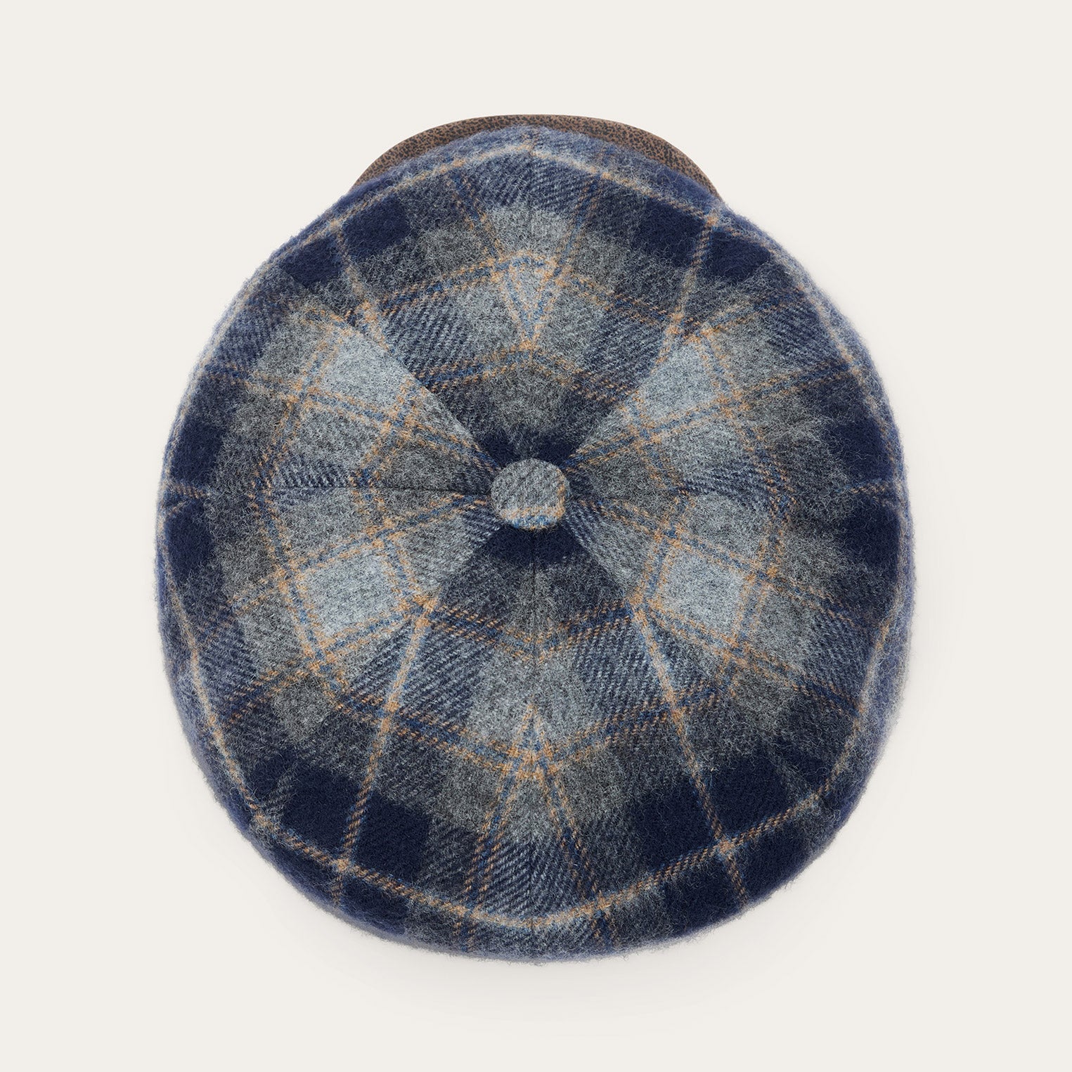 Blue/Grey Check Wool Check Hatteras / Stetson