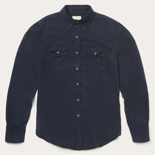 Blue Navy Twill Shirt / Stetson