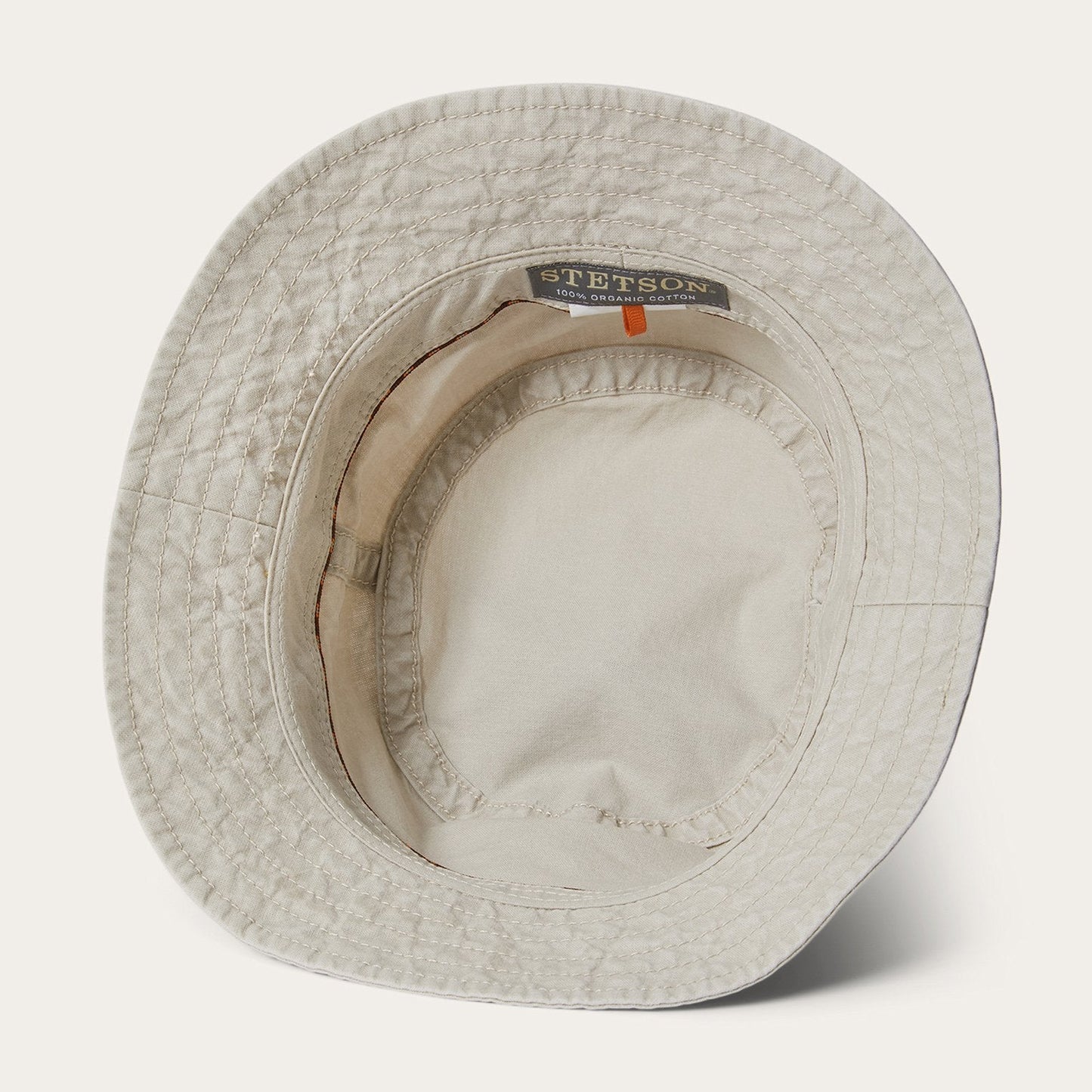 Off White Bucket Delave Organic Cotton / Stetson