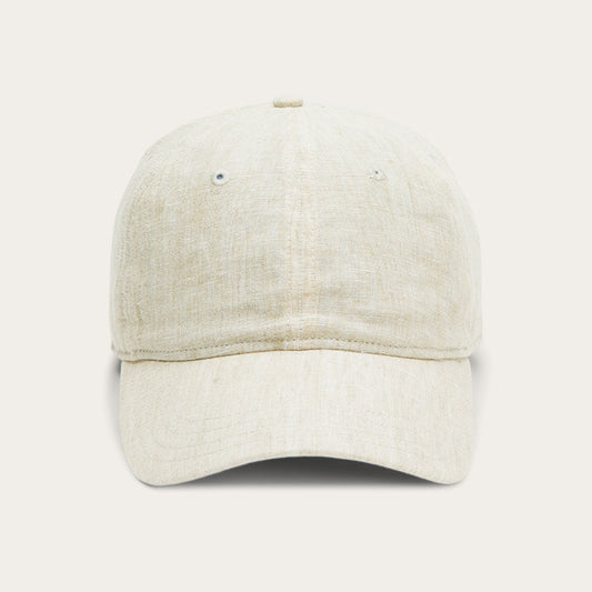 Beige Linen Baseball Cap / Stetson