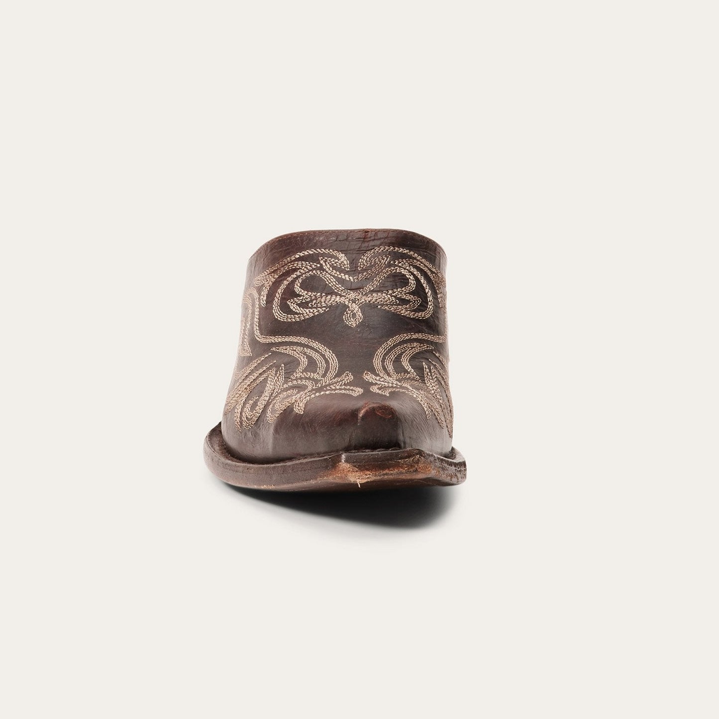 Brown Adley Vintage Finished Leather Mules / Stetson