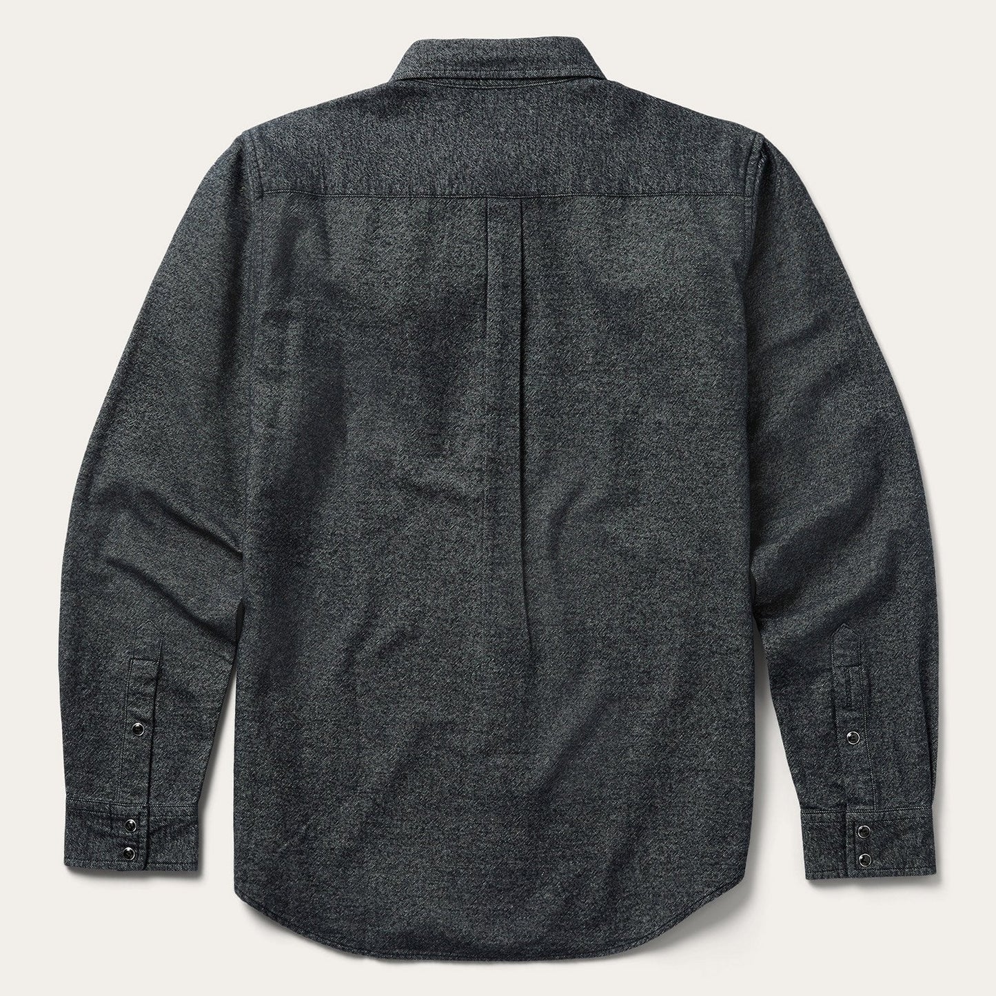 Black Brushed Twill Western Shirt / Stetson