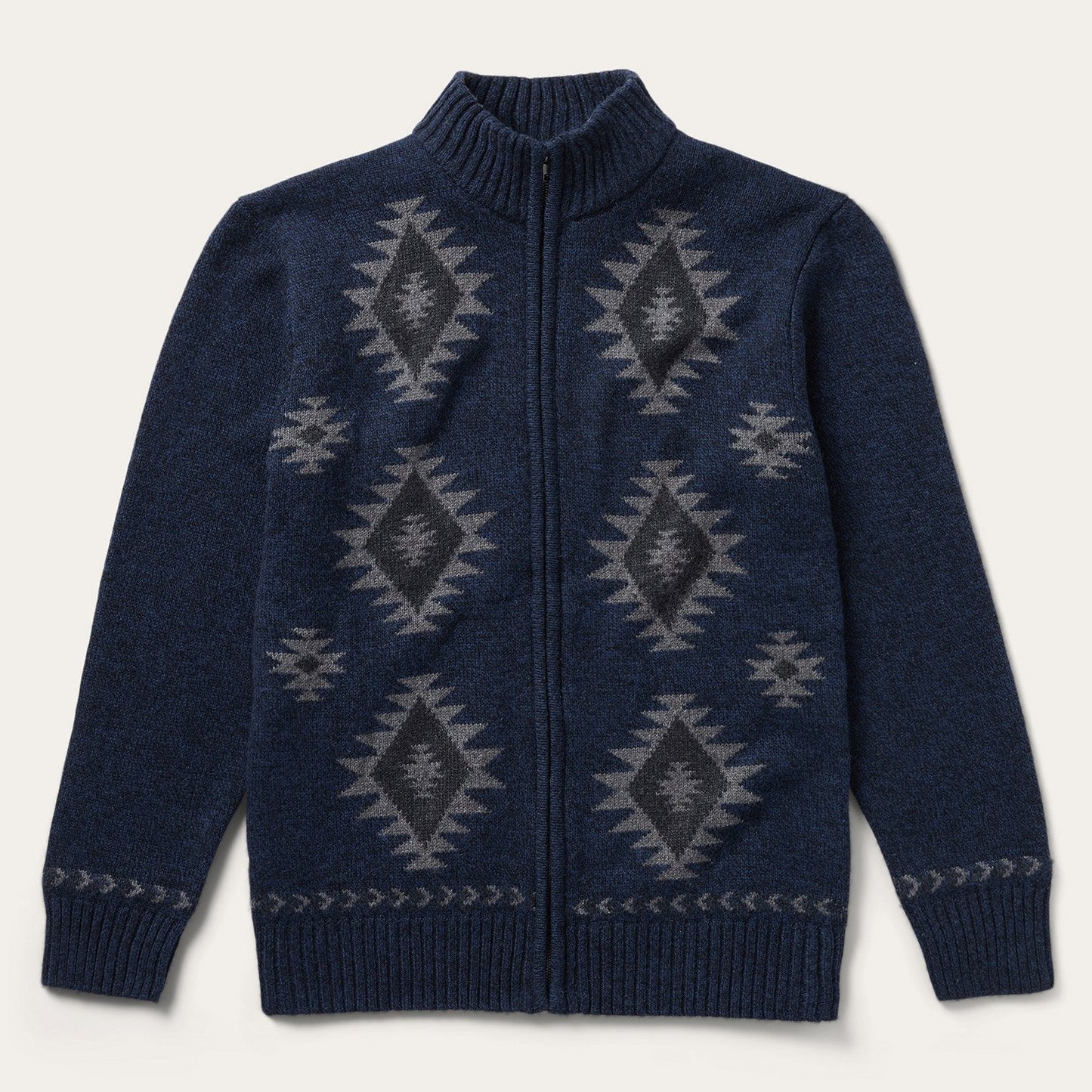 Blue Navy Aztec Cardigan / Stetson