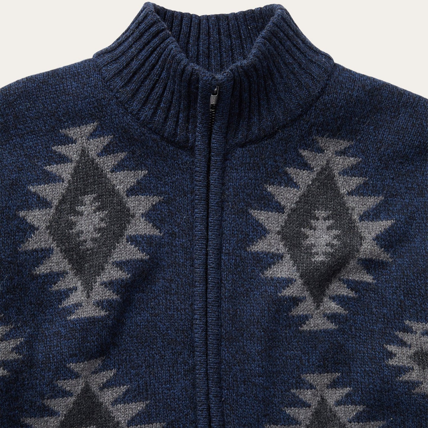 Blue Navy Aztec Cardigan / Stetson