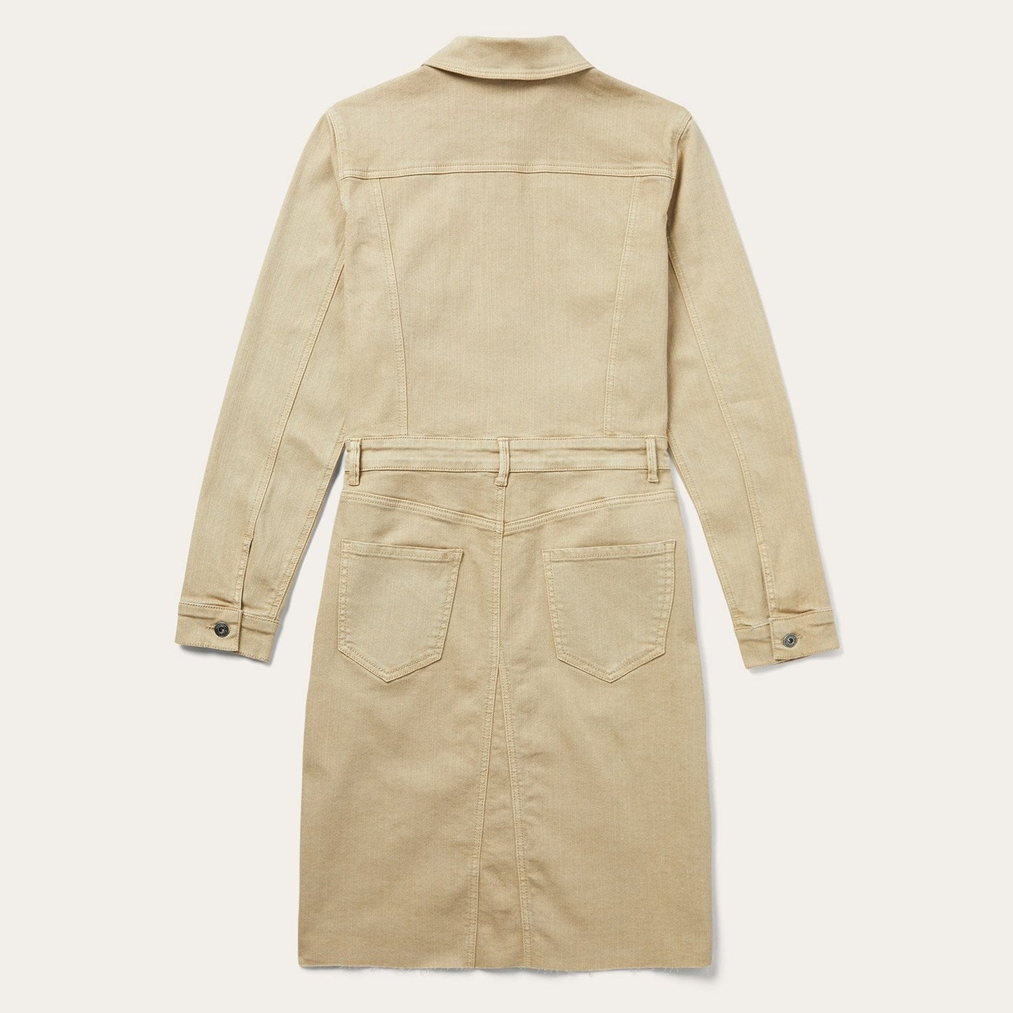 Tan Workwear Inspired Shirt Dress / Stetson