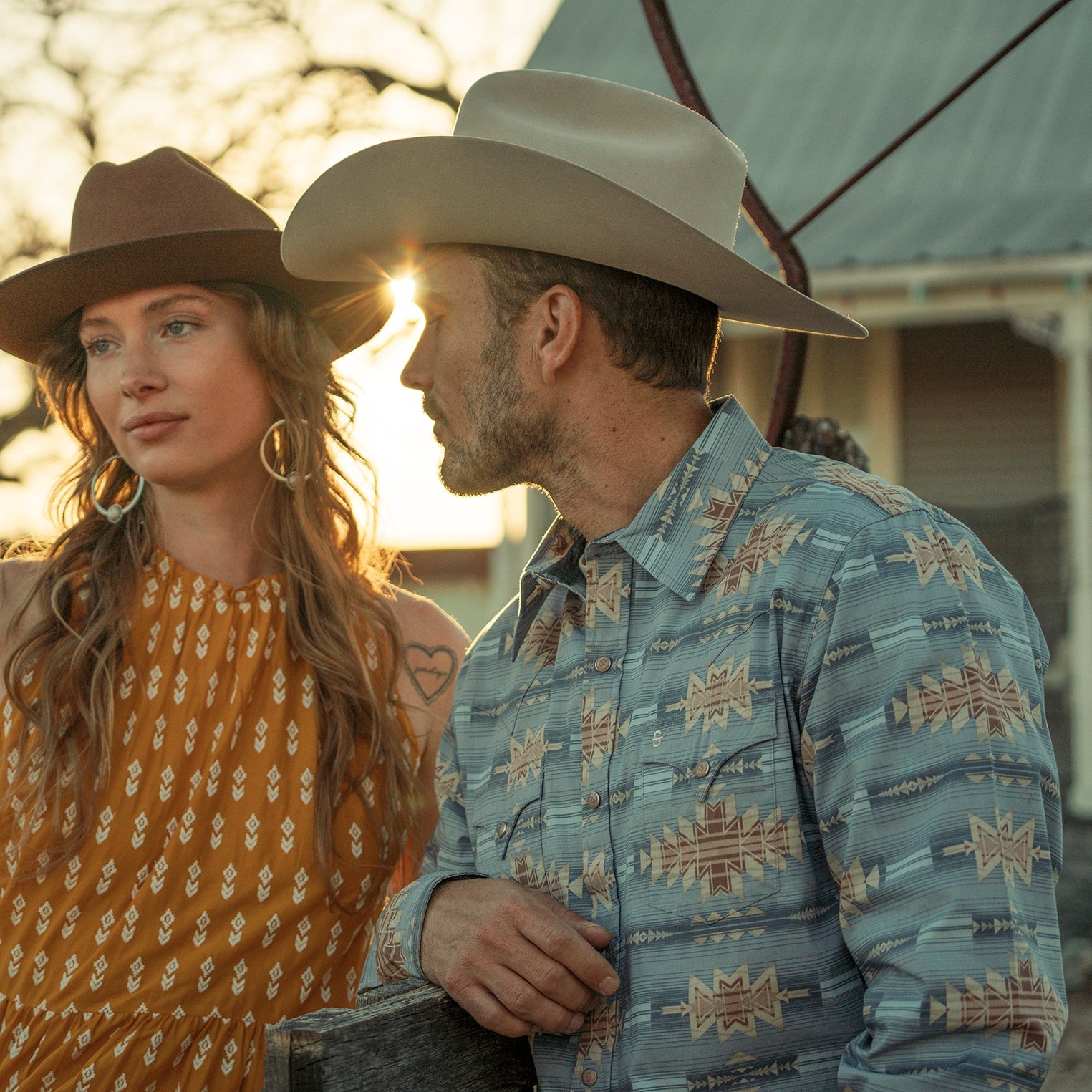 Blue Desert Horizon Shirt / Stetson