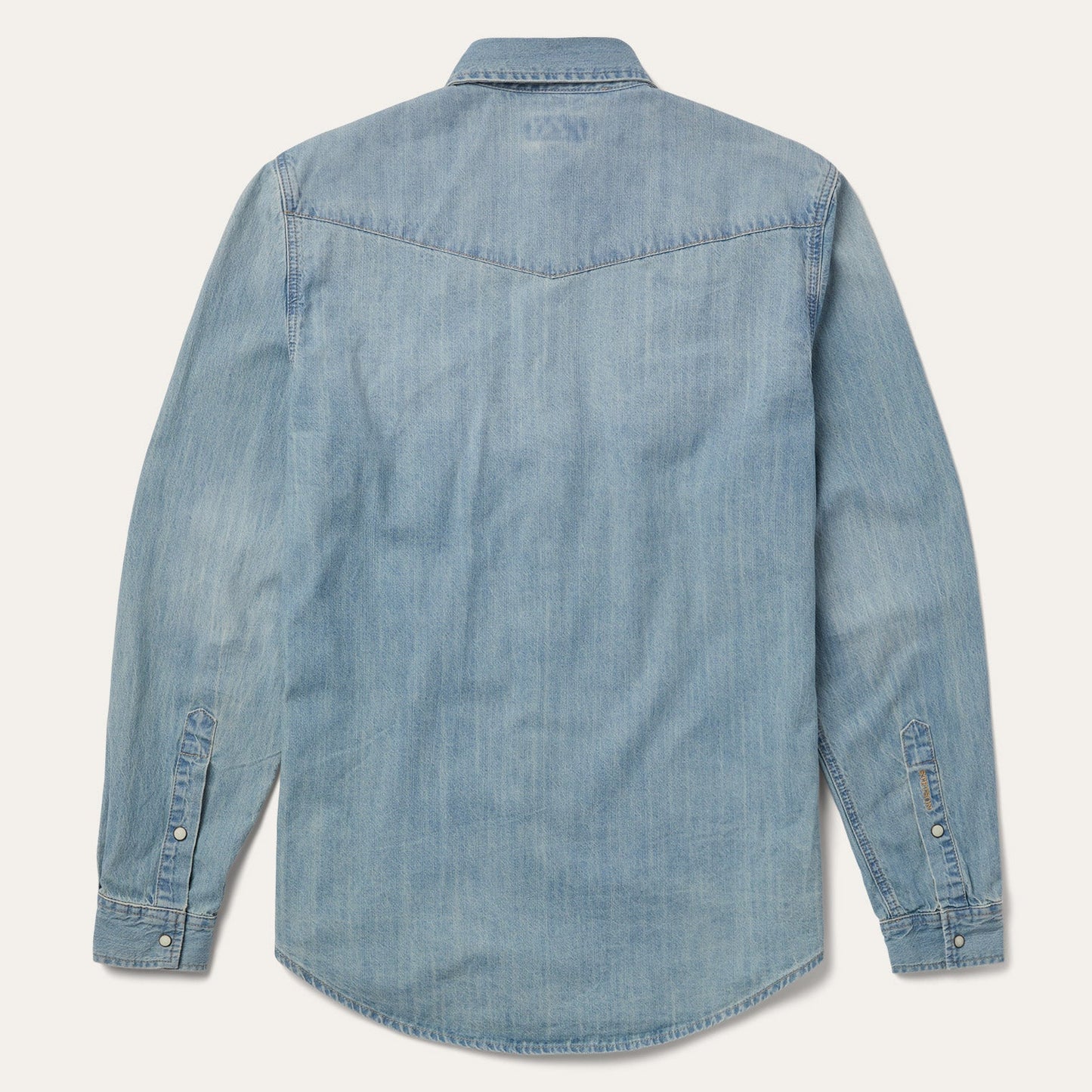 Blue Long-Sleeved Denim Shirt / Stetson