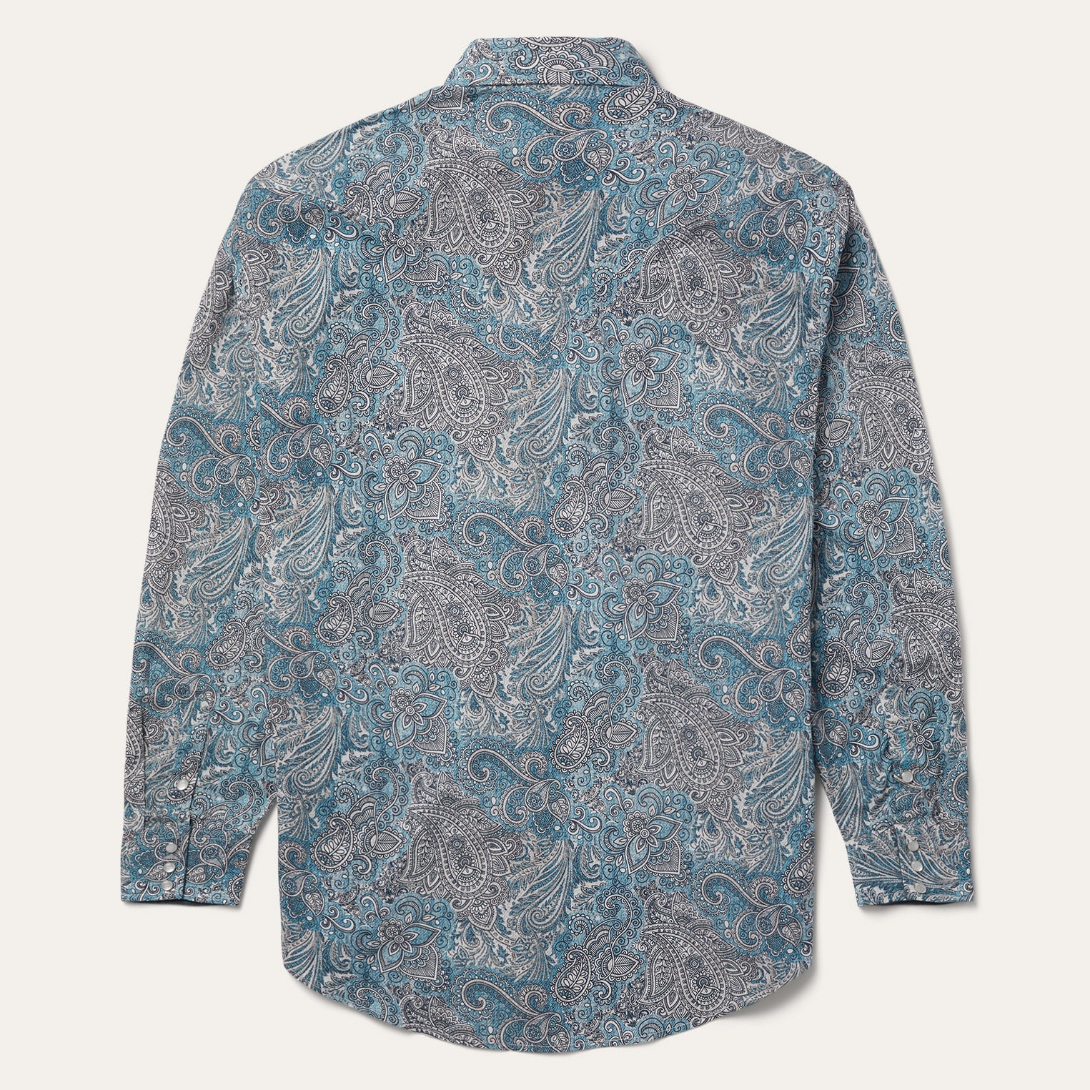 Green Paisley Western Shirt / Stetson