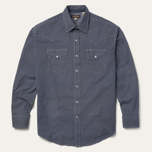 Blue Diamond Geo Western Shirt / Stetson
