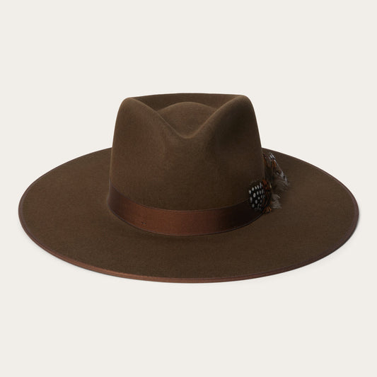 Oak Midtown Wide Flat Brim Hat / Stetson