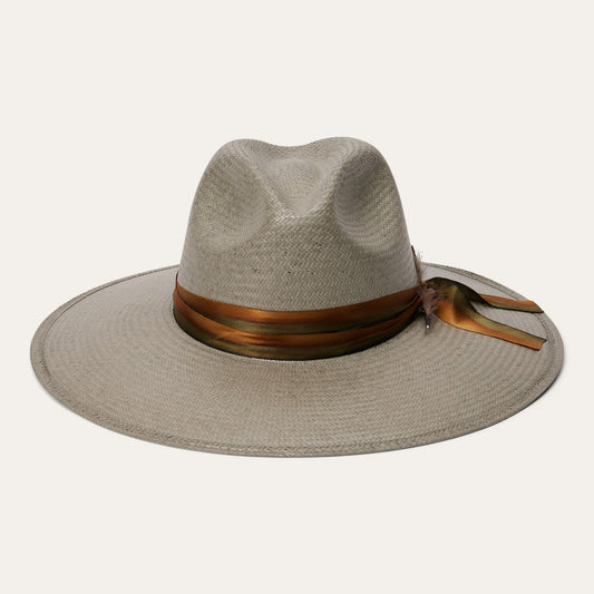 Seafoam Caelus Straw Fedora / Stetson