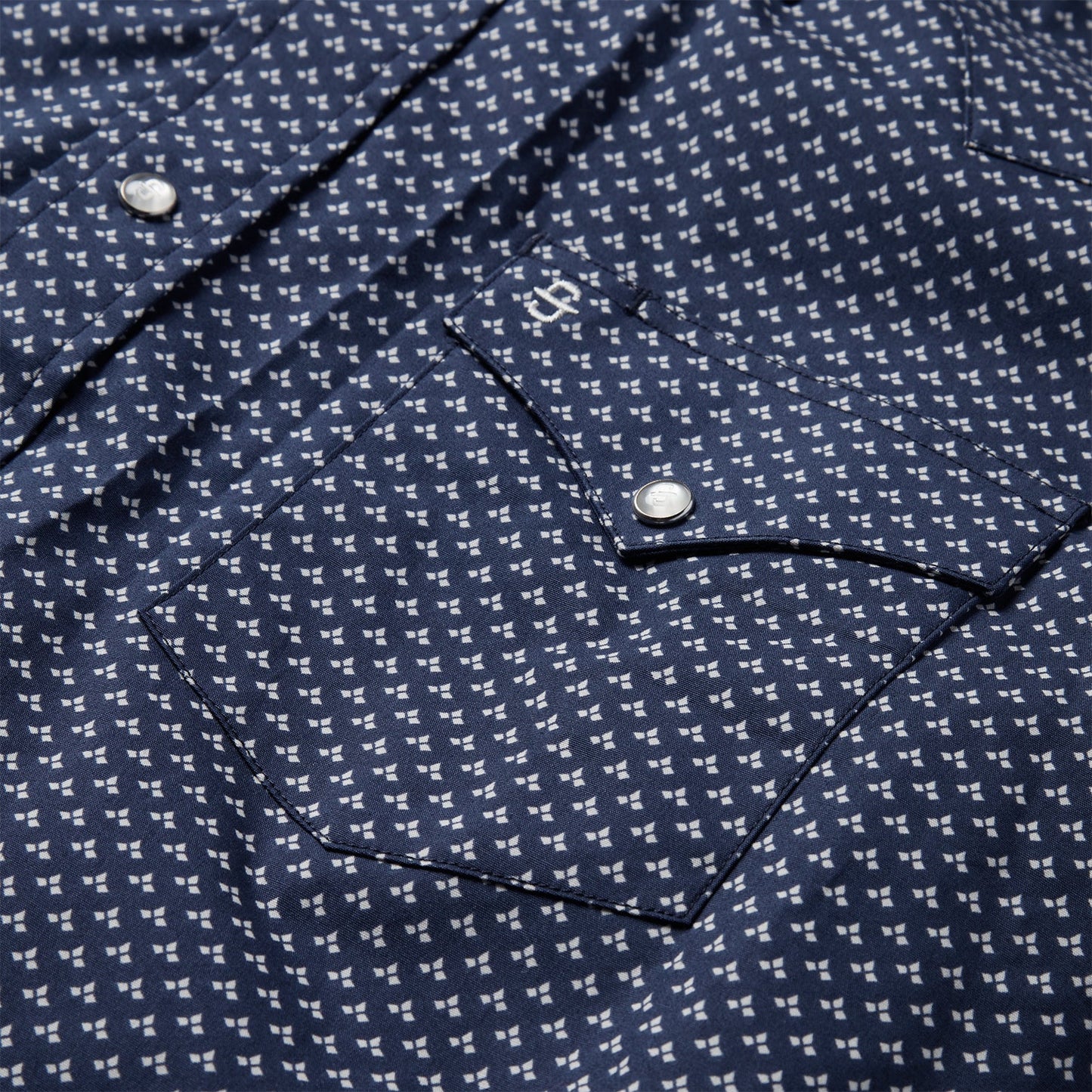 Blue Blue Polaris Geo Print Western Shirt / Stetson