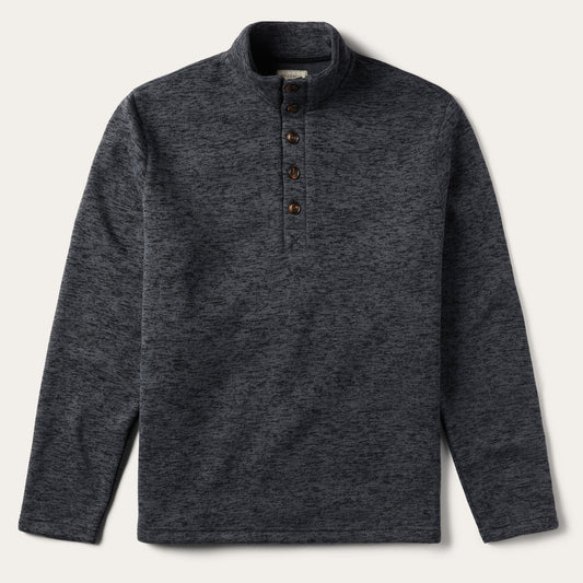 Grey Grey Bonded Knit Sweater / Stetson