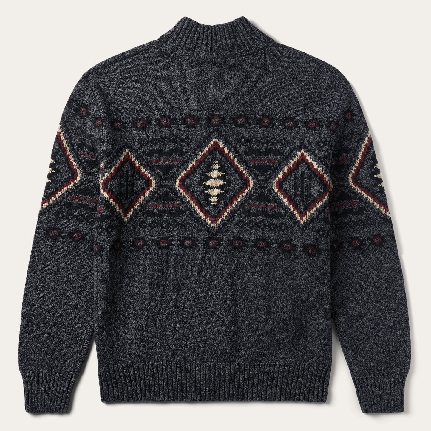 Grey Horizontal Aztec Cardigan / Stetson
