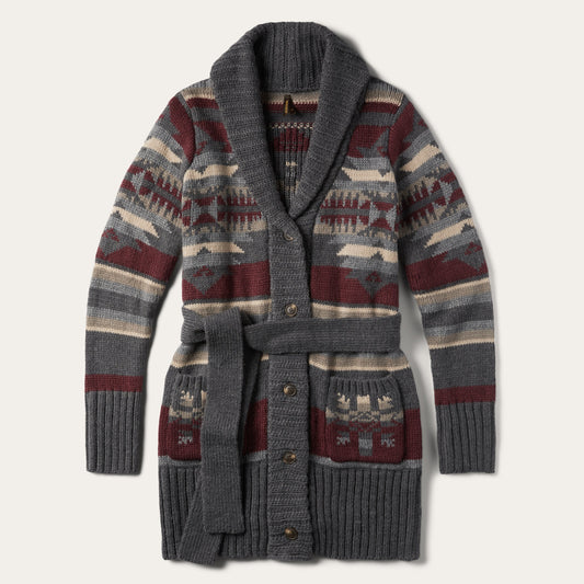 Multi Aztec Belted Cardigan / Stetson