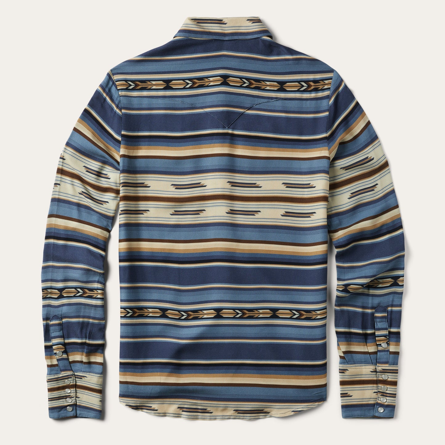 Blue Indigo Serape Print Shirt / Stetson