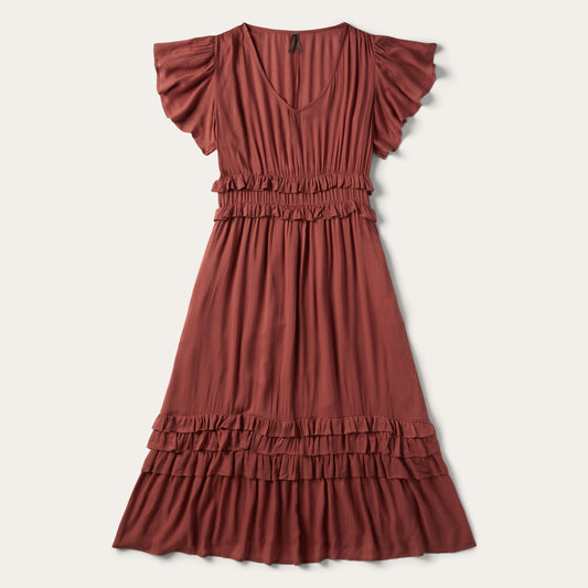 Brown Cinnamon Herringbone Dress / Stetson