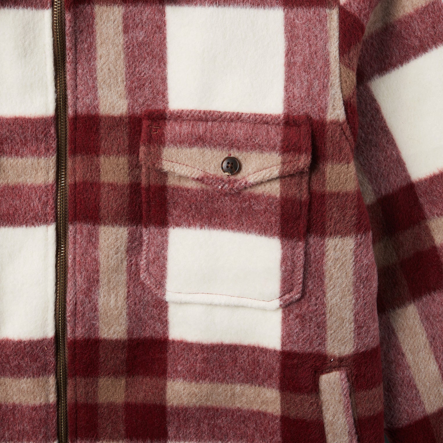 Red Plaid Lined Jac-Shirt / Stetson