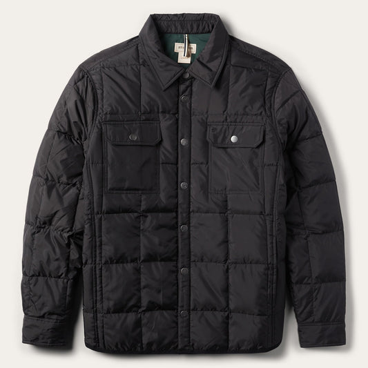 Black Crushable Black Parachute Jacket / Stetson