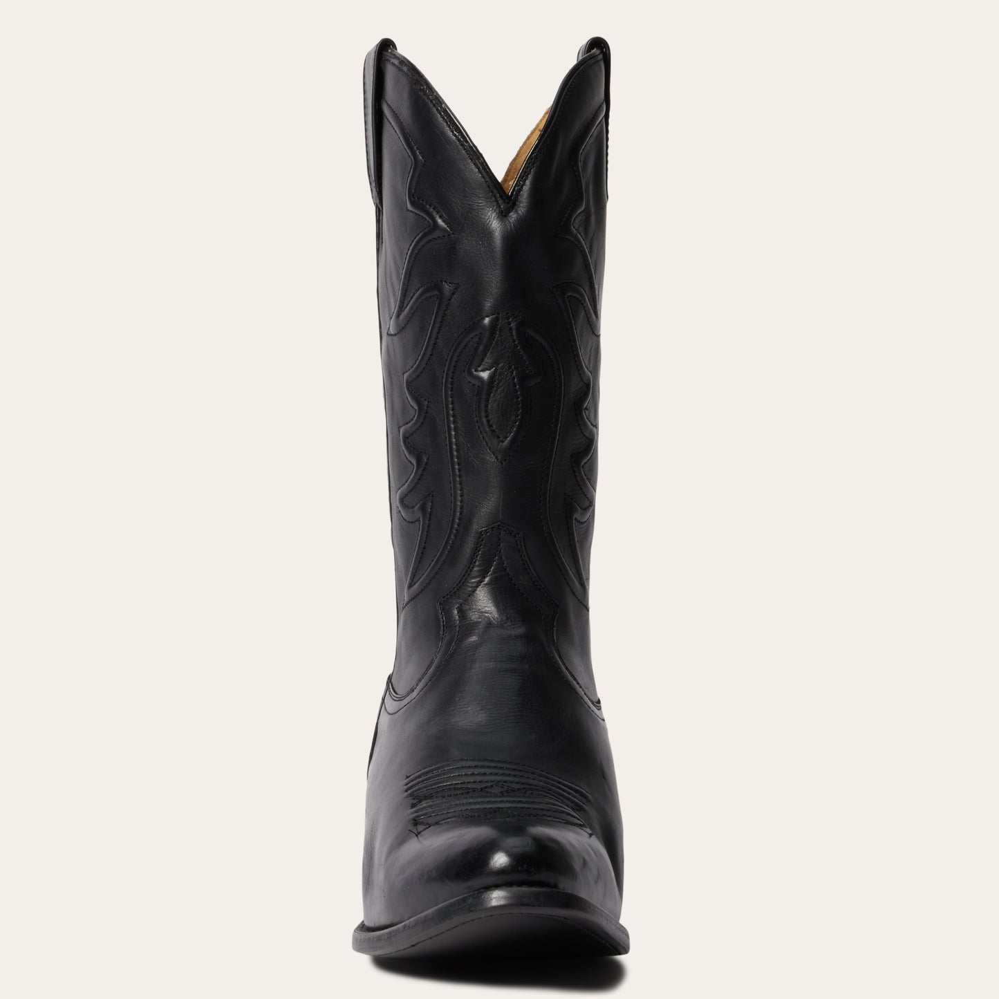 Black Ames Corded & Burnished Leather Boot / Stetson