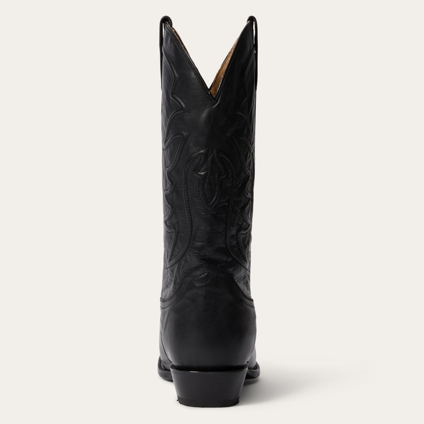 Black Ames Corded & Burnished Leather Boot / Stetson