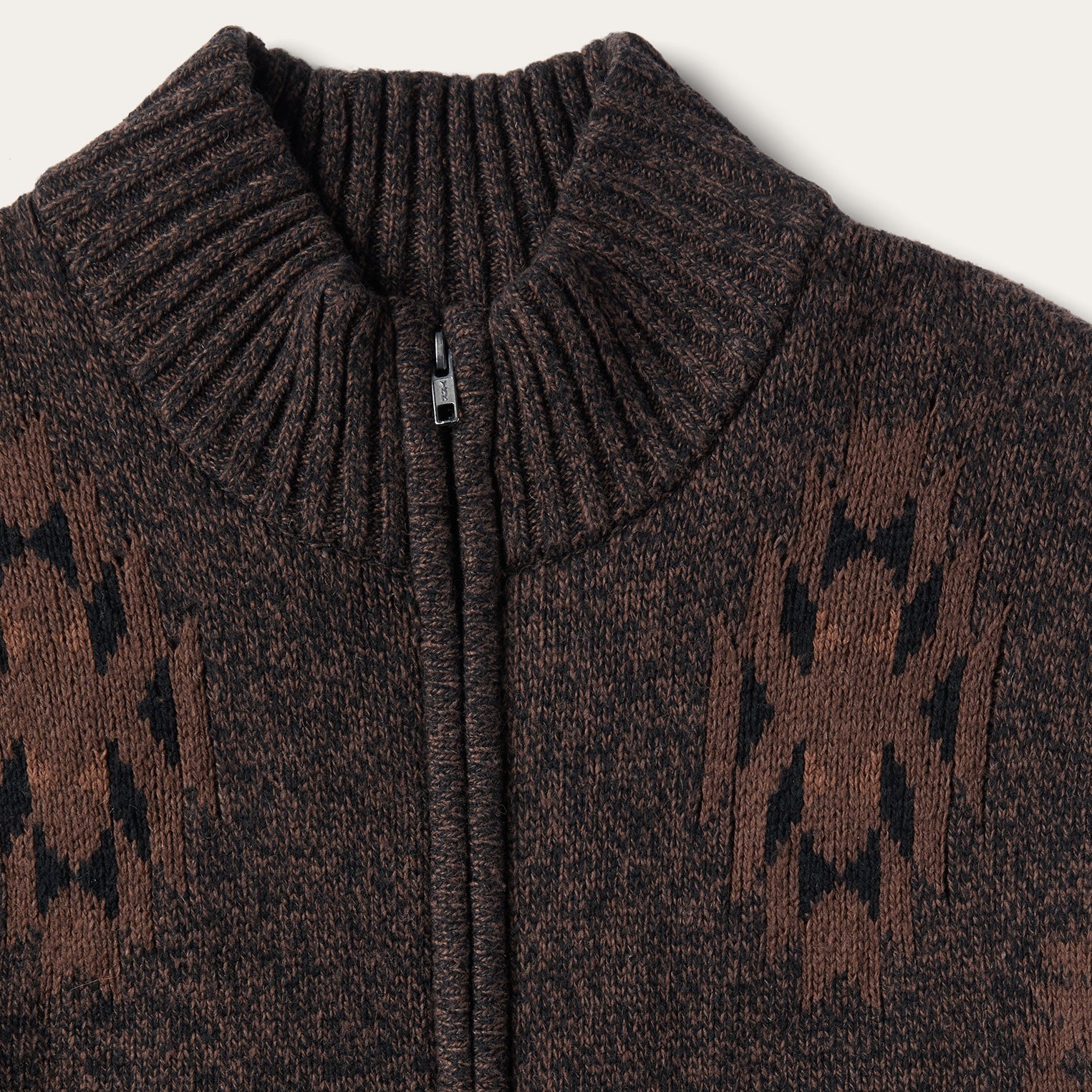 Brown Vertical Aztec Cardigan / Stetson