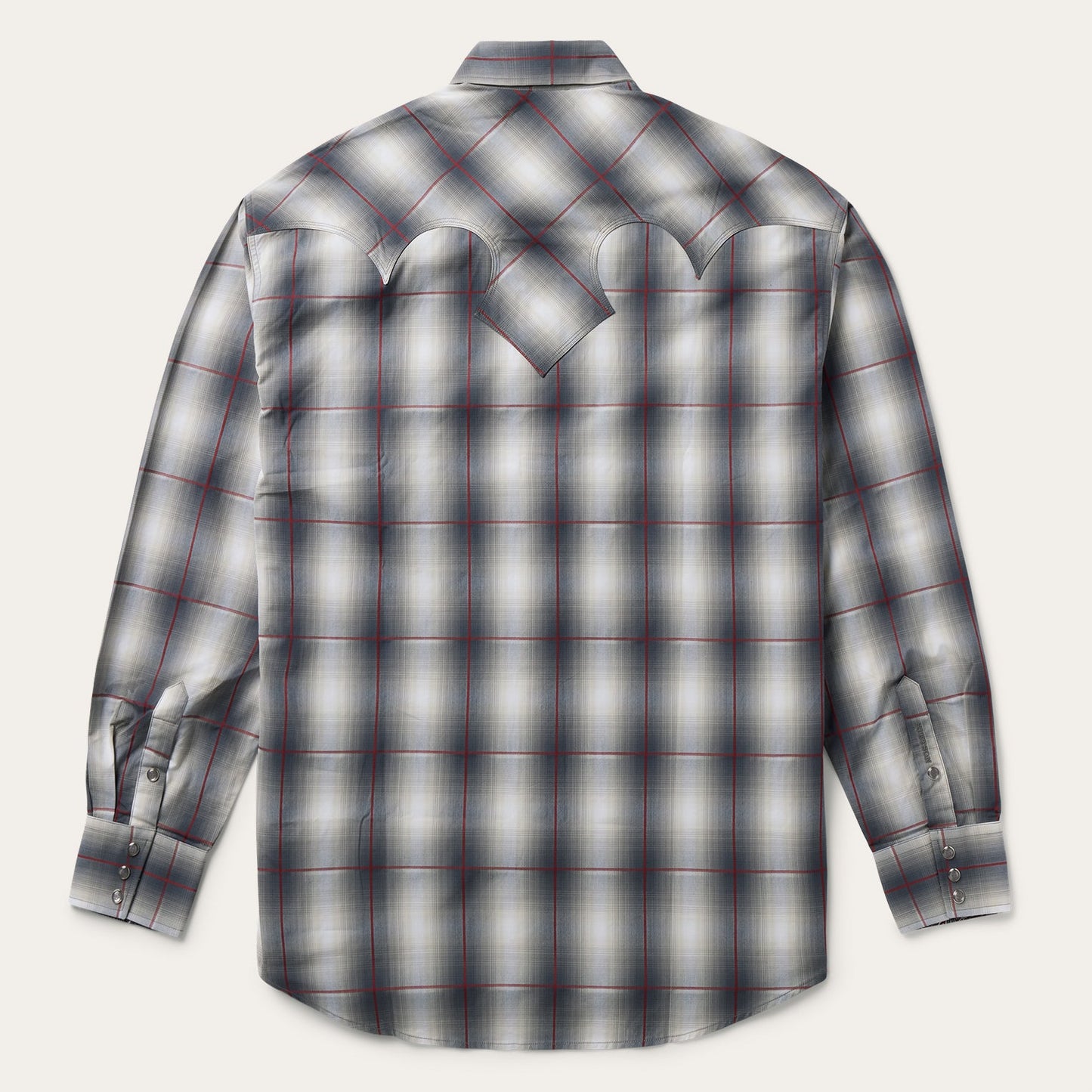 Grey Smoke Ombre Western Shirt / Stetson