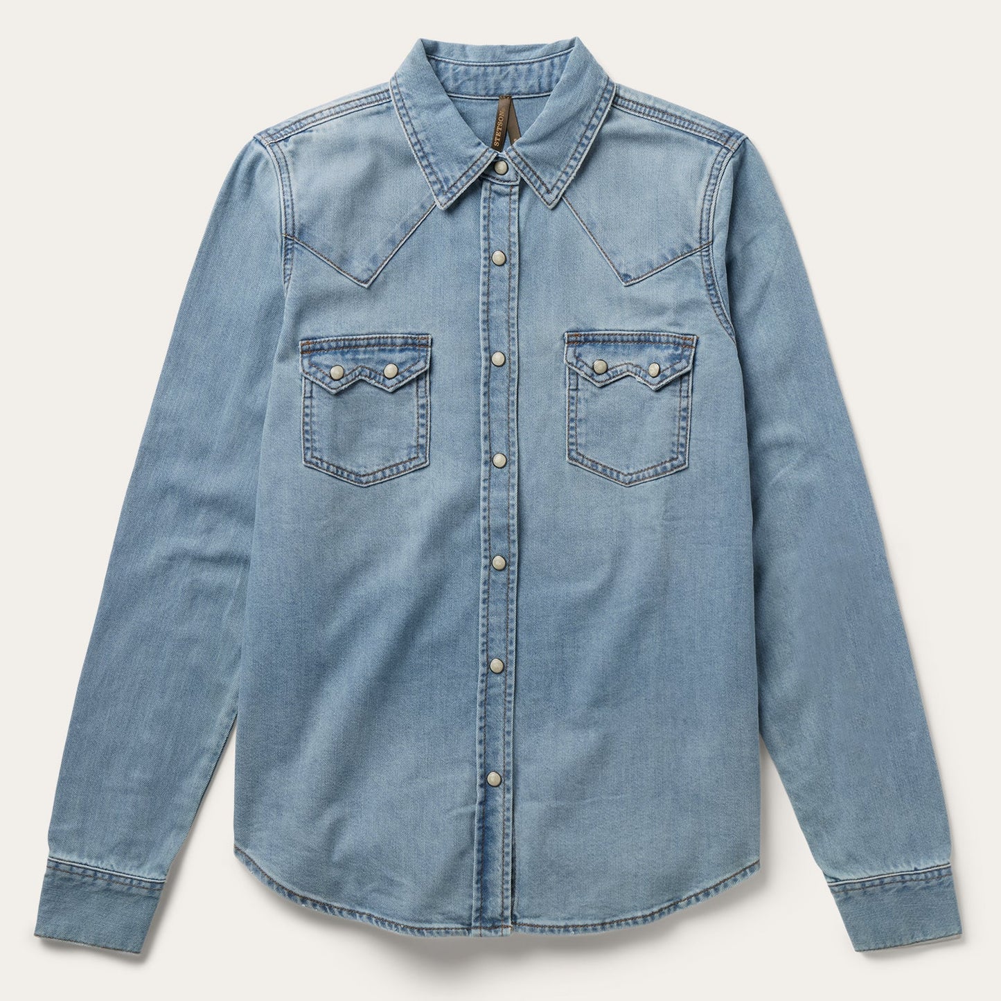 Blue Loose Fit Denim Shirt / Stetson