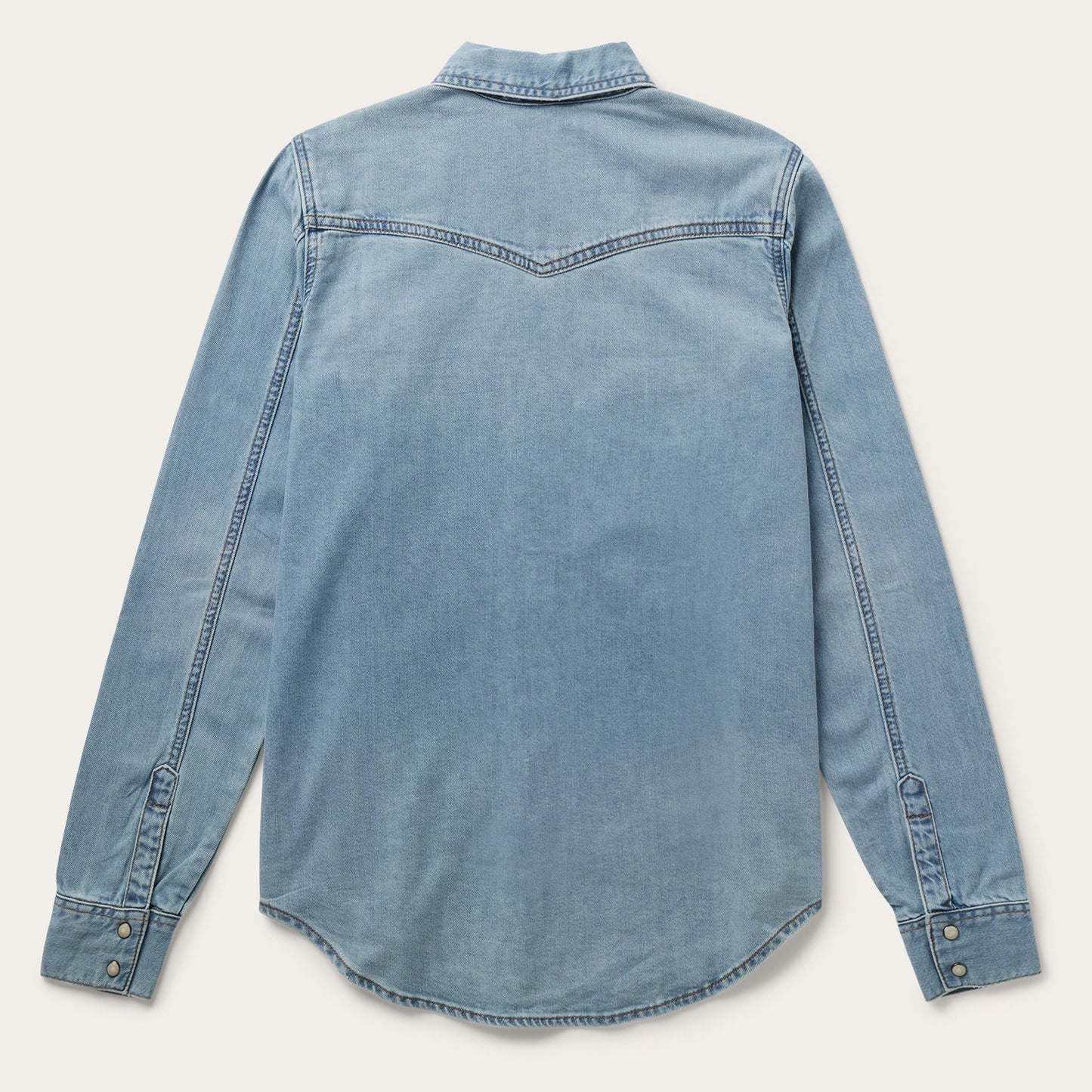 Blue Loose Fit Denim Shirt / Stetson
