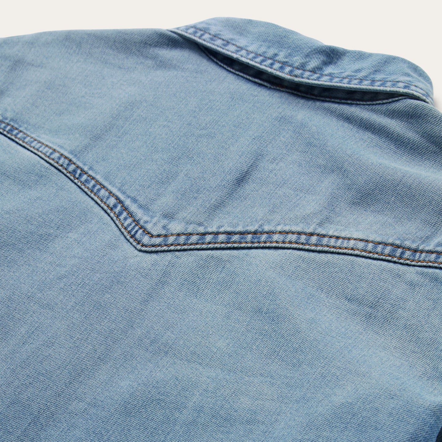 Blue Loose Fit Denim Shirt / Stetson