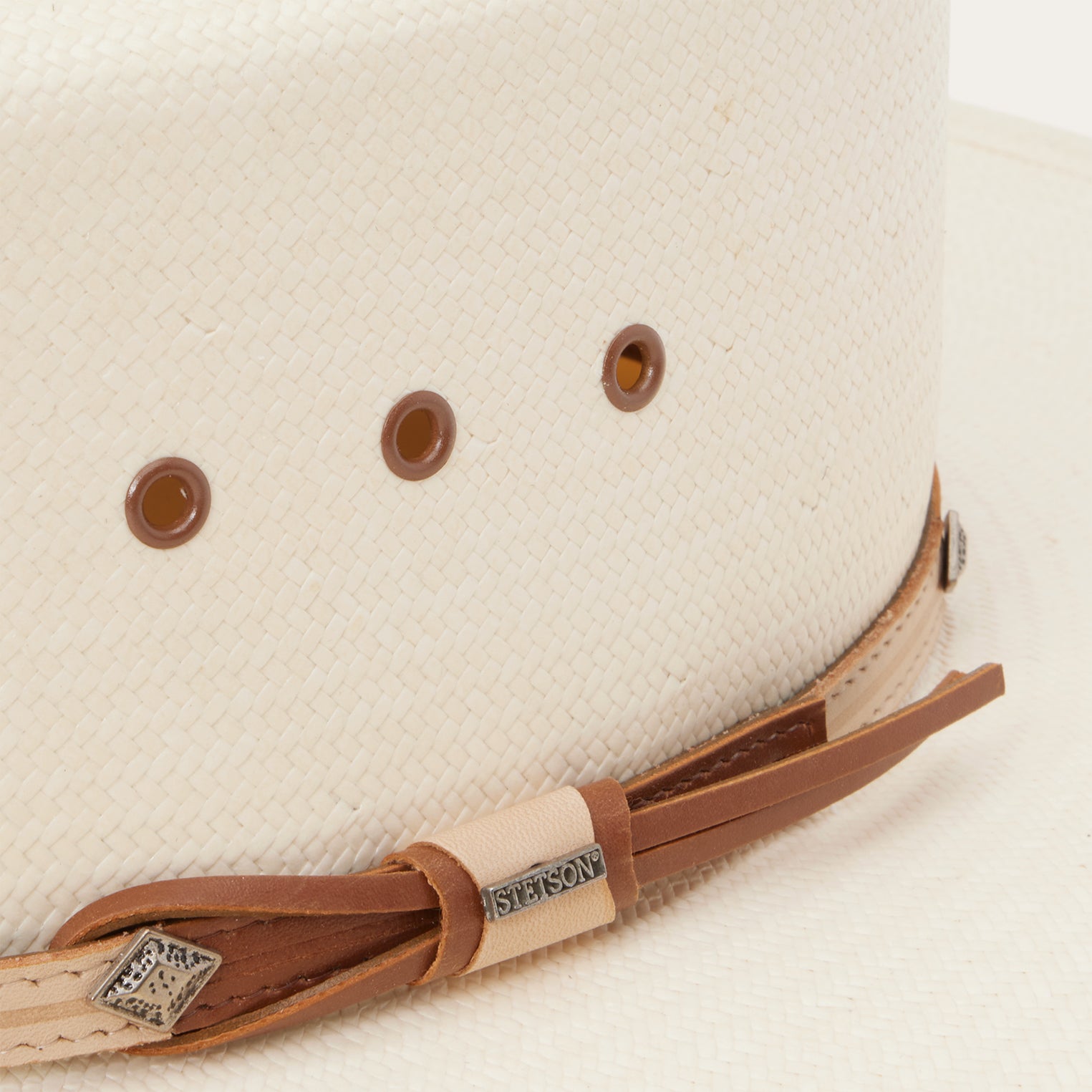 Natural Grant 10X Straw Cowboy Hat / Stetson