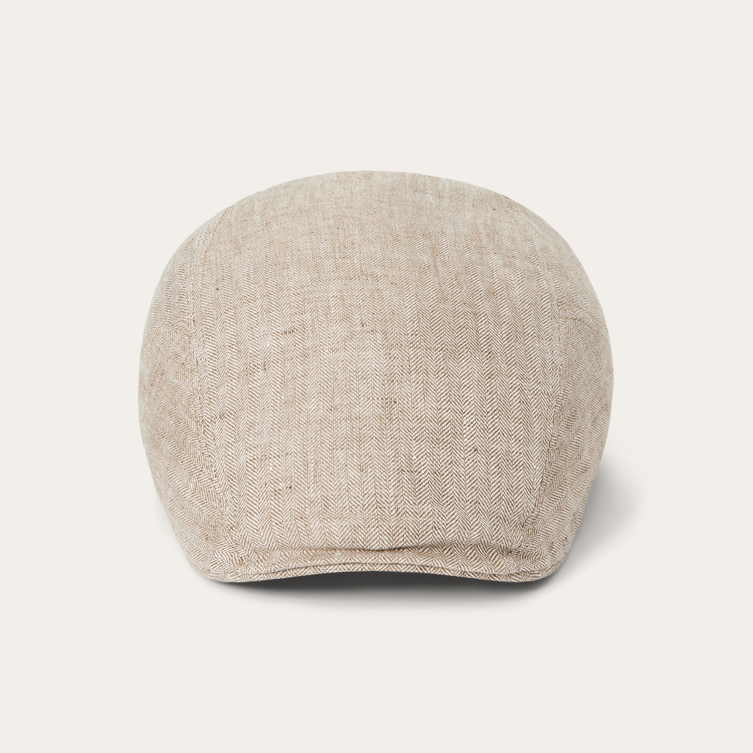 Beige Herringbone Herringbone Linen Ivy Cap / Stetson