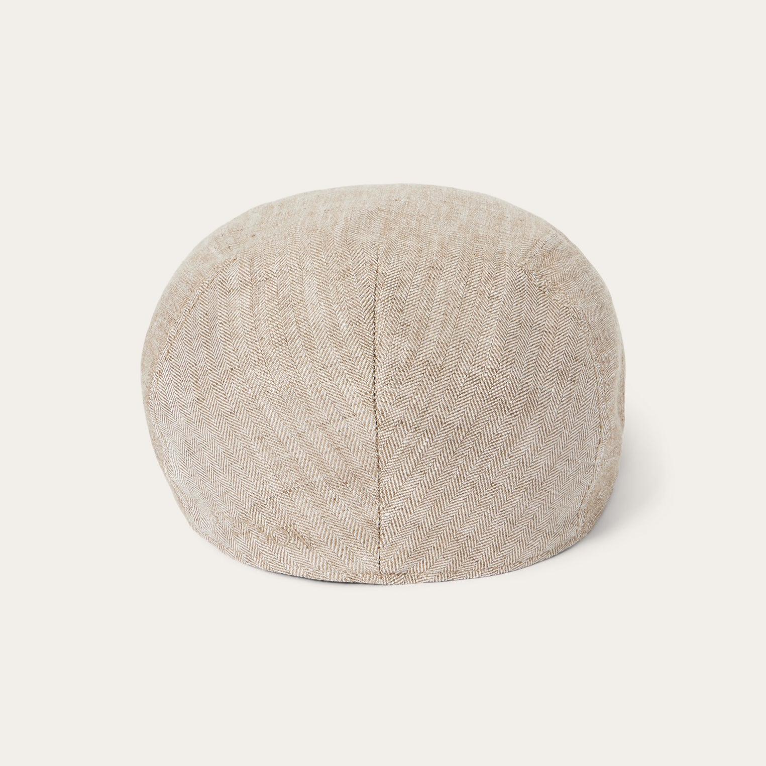 Beige Herringbone Herringbone Linen Ivy Cap / Stetson