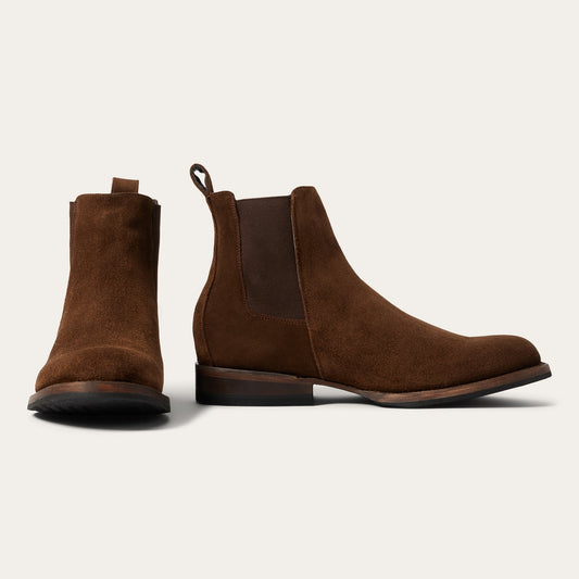 Brown Suede Beat Chelsea Boot / Stetson