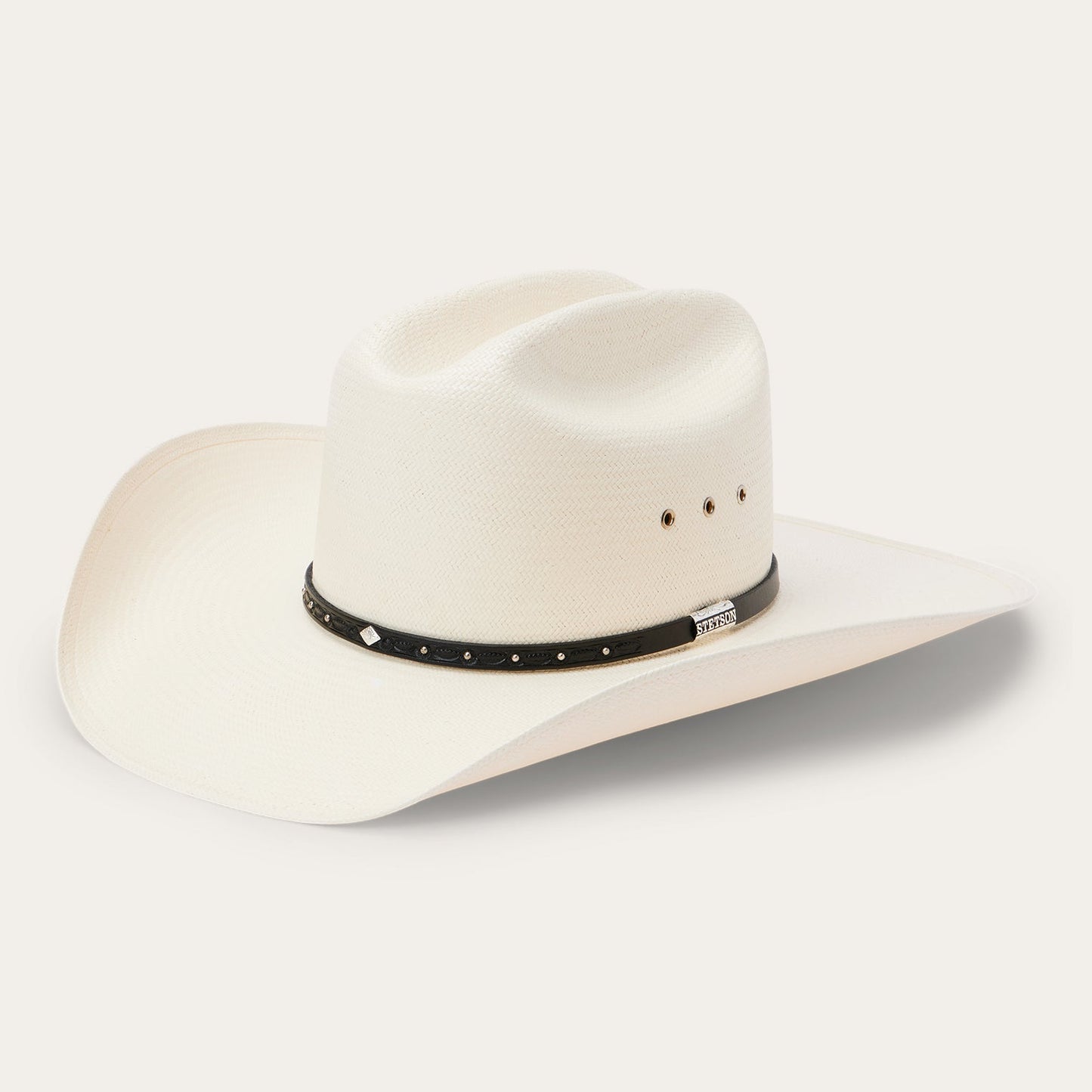 Natural Hagerman 10X Straw Cowboy Hat / Stetson