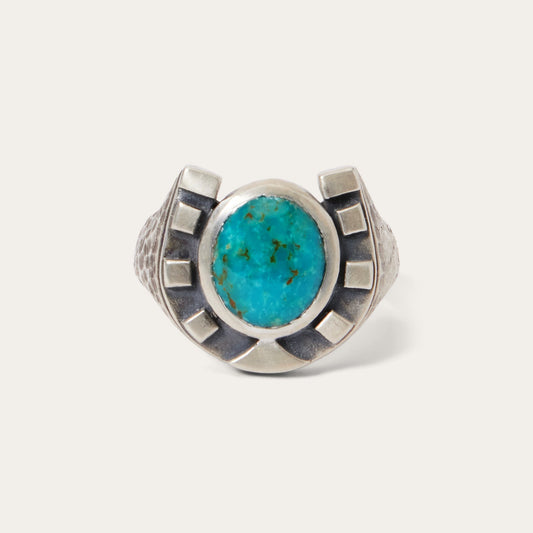 Horseshoe Ring with Turquoise / Stetson