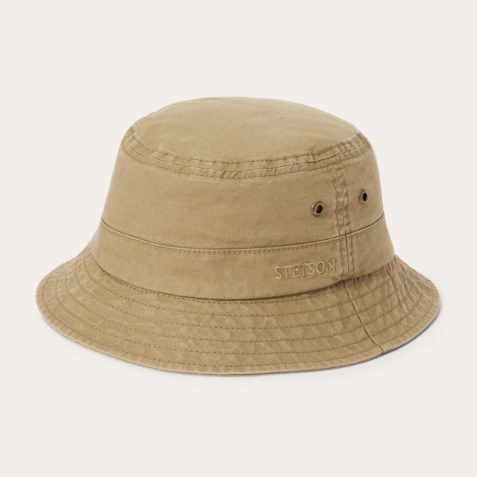 Olive Bucket Delave Organic Cotton / Stetson