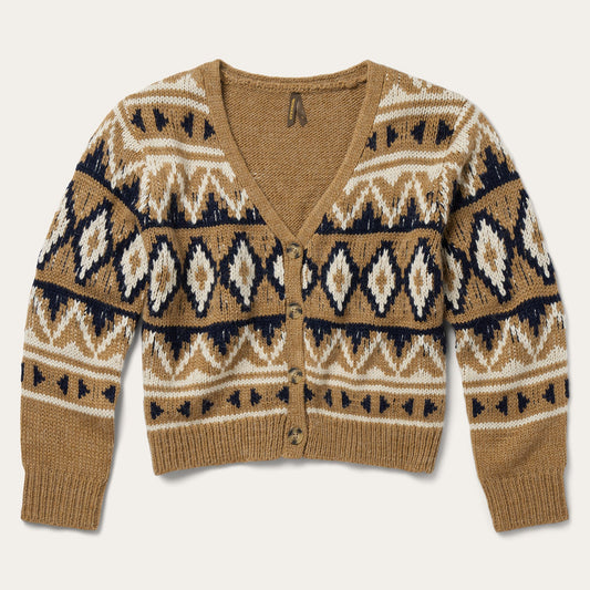 Yellow Gold Aztec Cardigan / Stetson