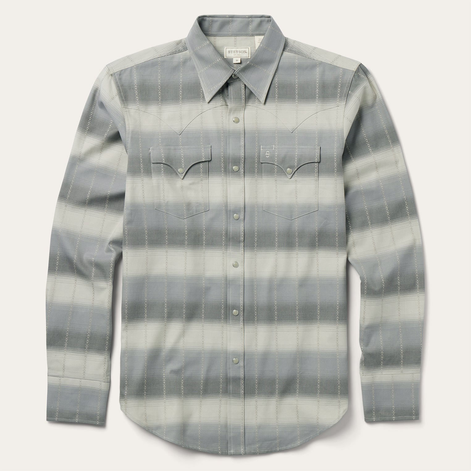 Brown Serape Dobby Twill Western Shirt / Stetson