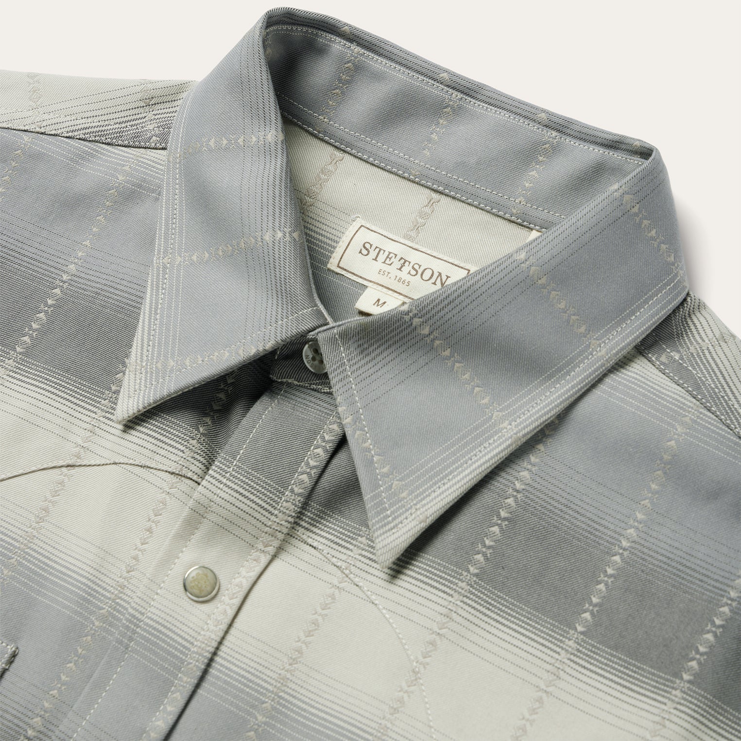 Brown Serape Dobby Twill Western Shirt / Stetson