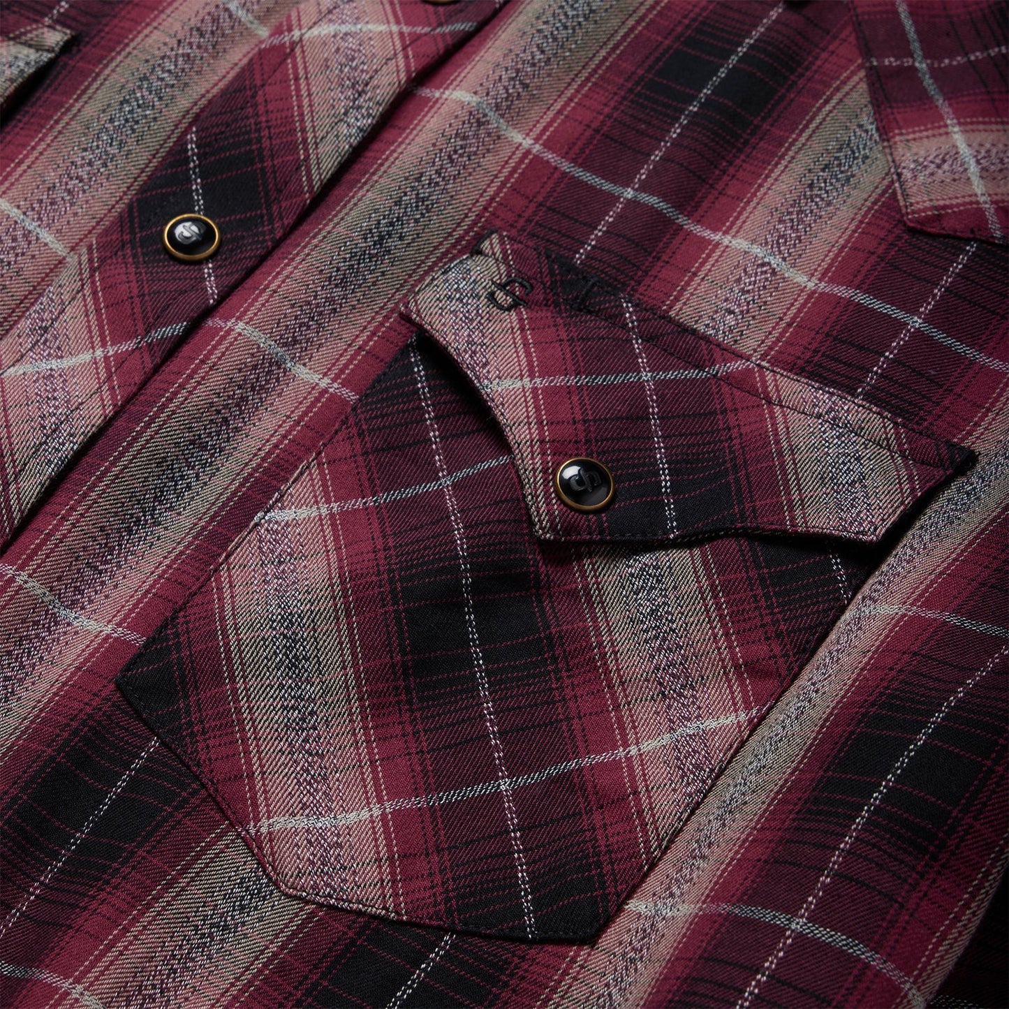 Red Red Marl Plaid Western Shirt / Stetson