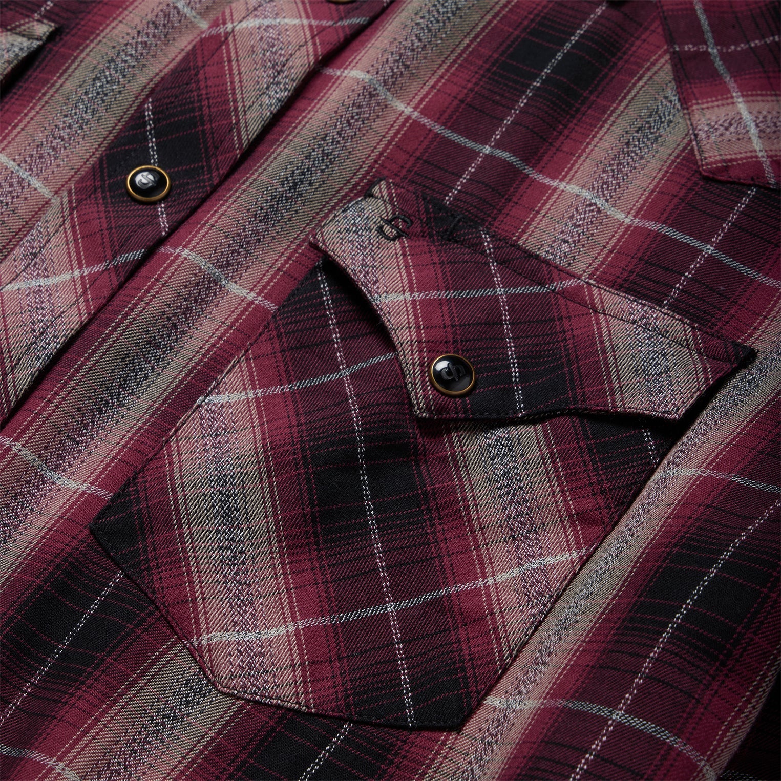 Red Red Marl Plaid Western Shirt / Stetson