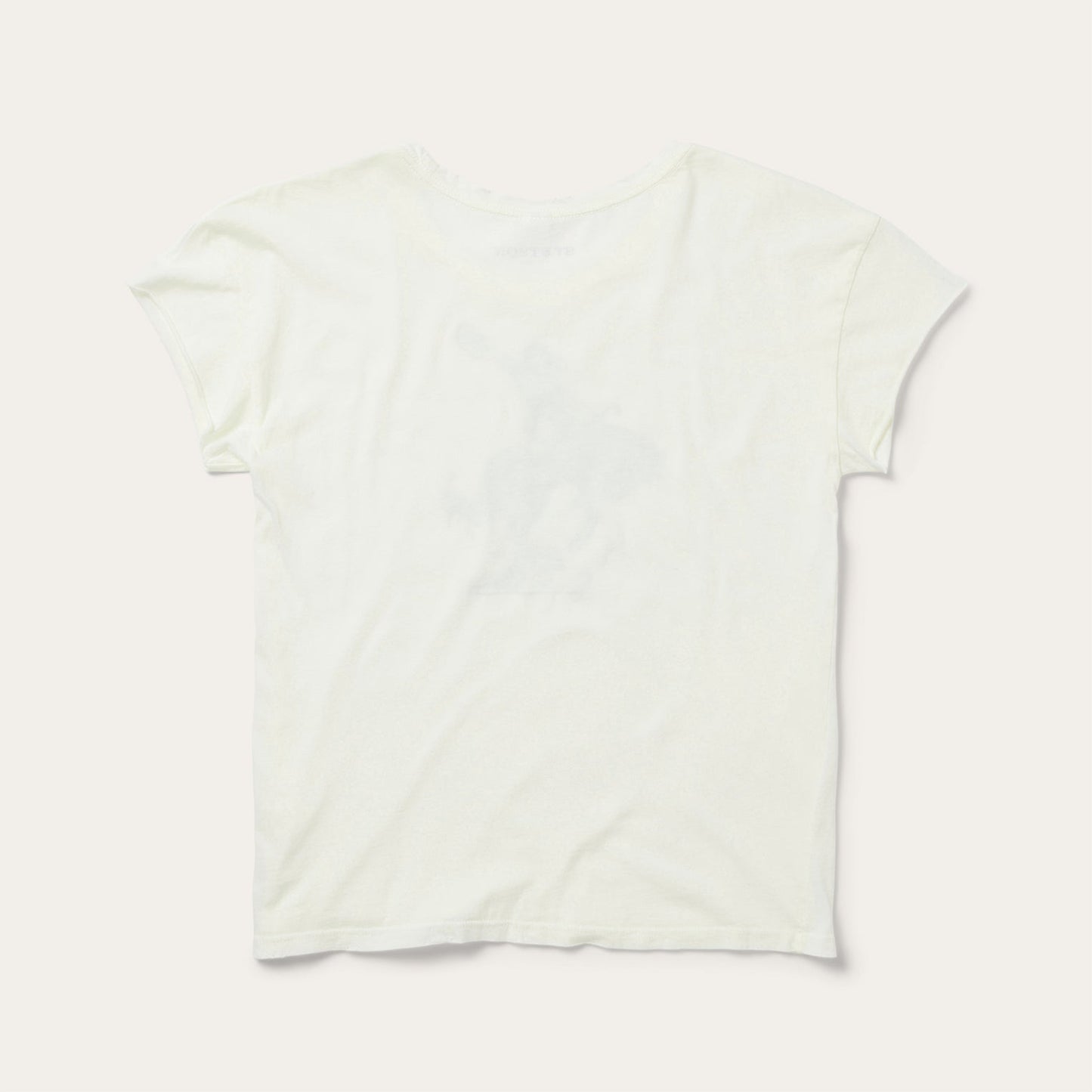 White Bucking Cowgirl Graphic Tee / Stetson