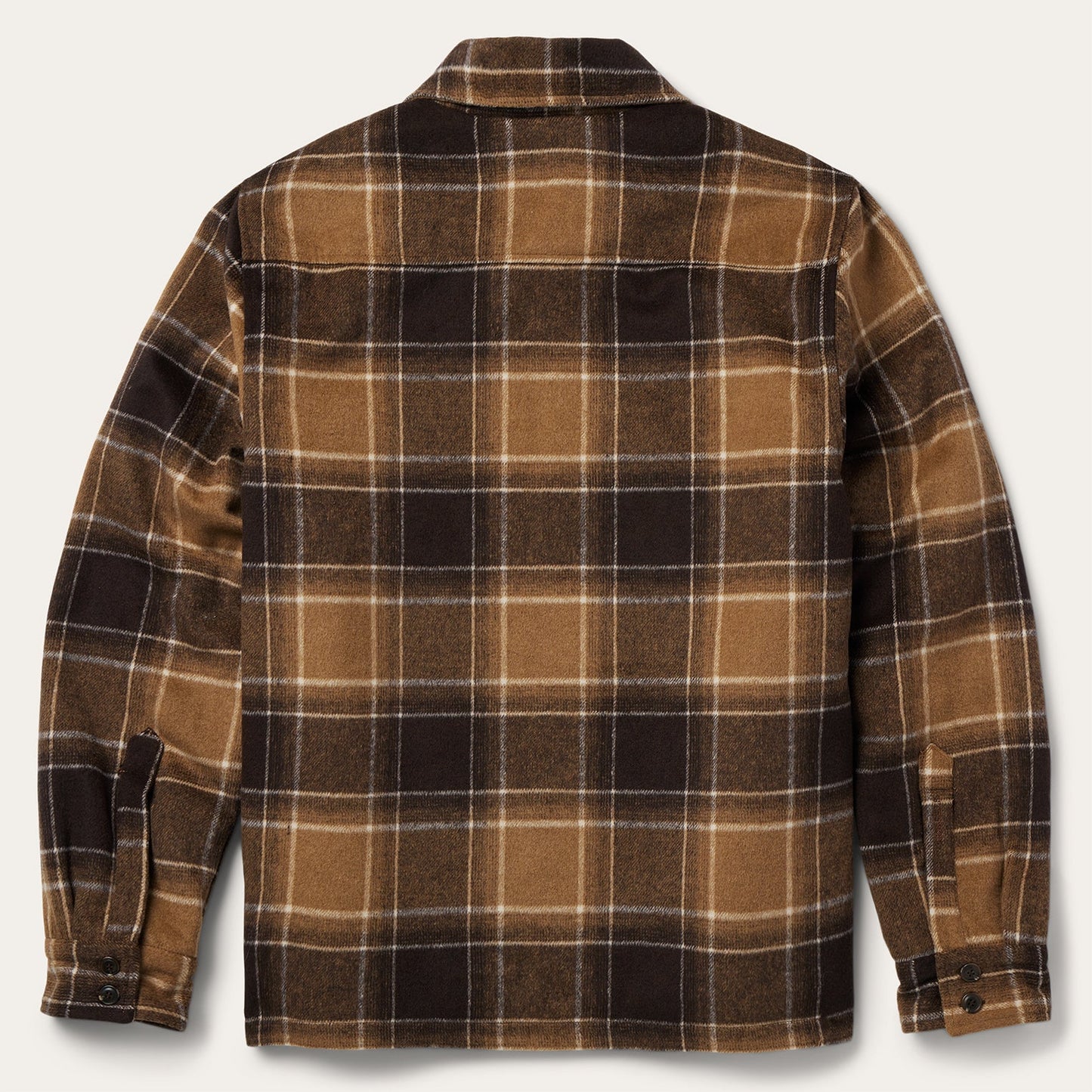 Brown Brown Plaid Western Coat / Stetson